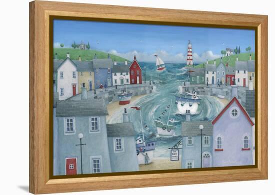 Bay Store-Peter Adderley-Framed Stretched Canvas