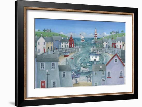 Bay Store-Peter Adderley-Framed Premium Giclee Print