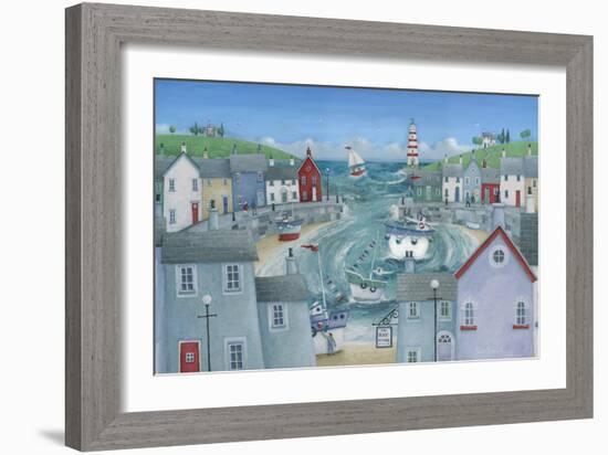 Bay Store-Peter Adderley-Framed Art Print