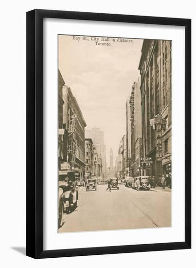 Bay Street, Toronto, Ontario-null-Framed Art Print