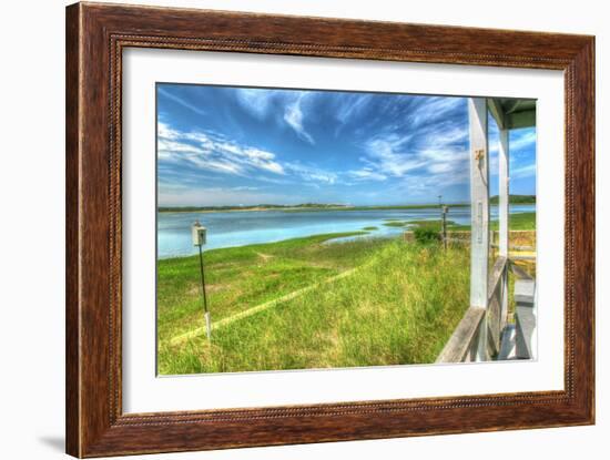 Bay View from a Porch-Robert Goldwitz-Framed Photographic Print