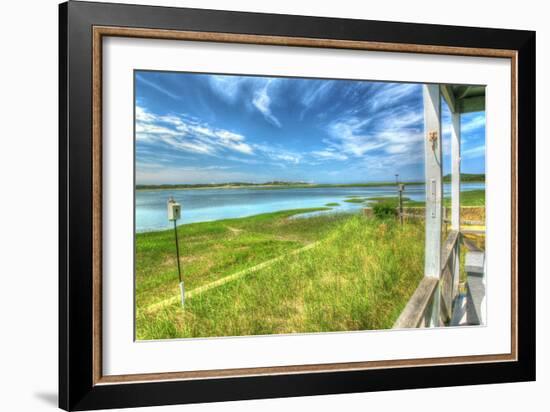 Bay View from a Porch-Robert Goldwitz-Framed Photographic Print