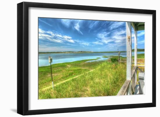 Bay View from a Porch-Robert Goldwitz-Framed Photographic Print