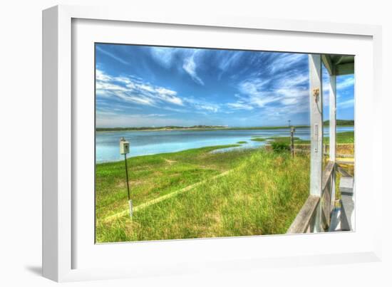 Bay View from a Porch-Robert Goldwitz-Framed Photographic Print