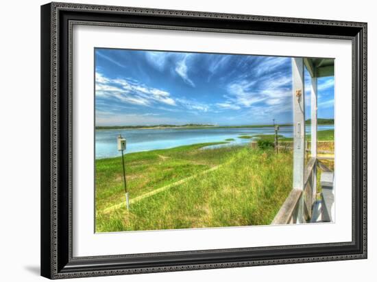 Bay View from a Porch-Robert Goldwitz-Framed Photographic Print