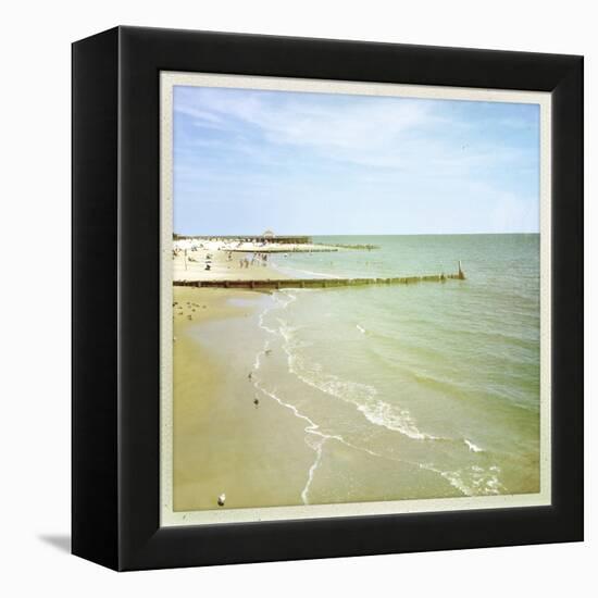 Bay View I-Alicia Ludwig-Framed Premier Image Canvas