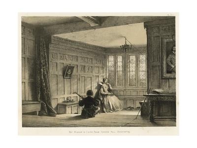 Bay Window In Dining Room Haddon Hall Derbyshire Giclee Print Joseph Nash Art Com