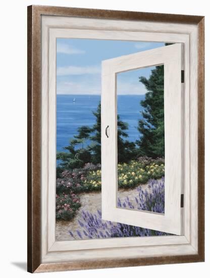 Bay Window Vista II-Diane Romanello-Framed Art Print