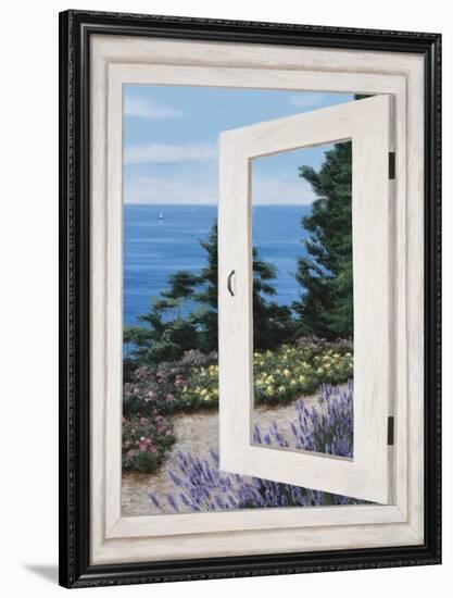 Bay Window Vista II-Diane Romanello-Framed Art Print