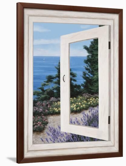 Bay Window Vista II-Diane Romanello-Framed Art Print