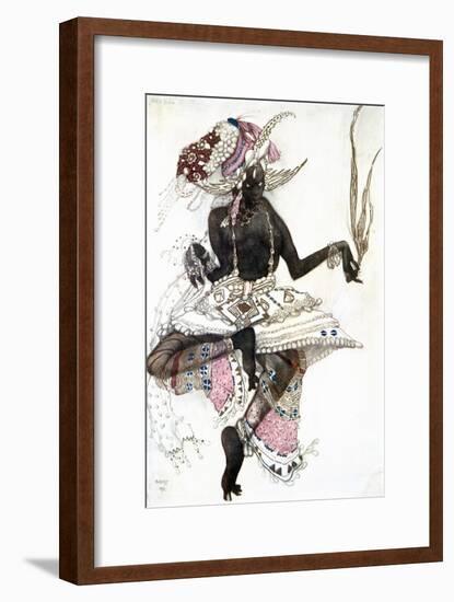 Bayadere' Costume Design for Le Dieu Bleu (The Blue Go), 1911-Leon Bakst-Framed Giclee Print