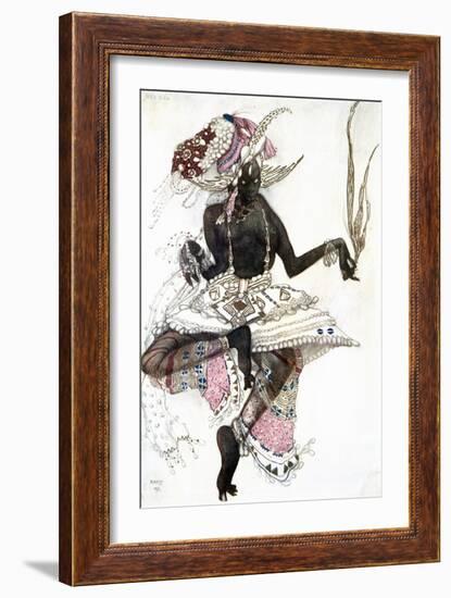 Bayadere' Costume Design for Le Dieu Bleu (The Blue Go), 1911-Leon Bakst-Framed Giclee Print