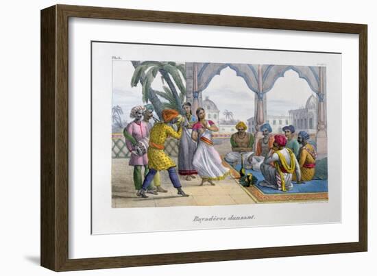 Bayadères Dancing, 1828-Marlet et Cie-Framed Giclee Print