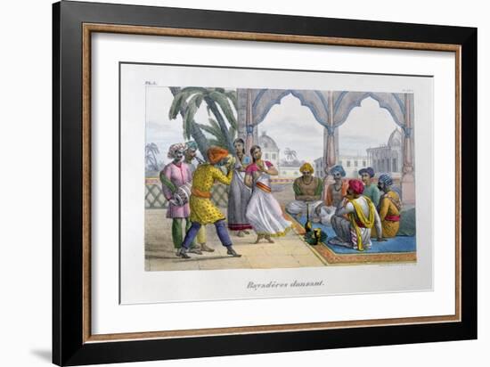 Bayadères Dancing, 1828-Marlet et Cie-Framed Giclee Print