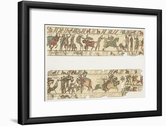 Bayeux Tapestry: Battle of Hastings-null-Framed Art Print