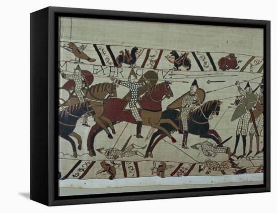 Bayeux Tapestry, Bayeux, Normandy, France-Rawlings Walter-Framed Premier Image Canvas