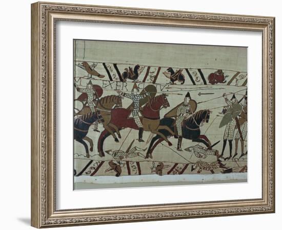 Bayeux Tapestry, Bayeux, Normandy, France-Rawlings Walter-Framed Photographic Print