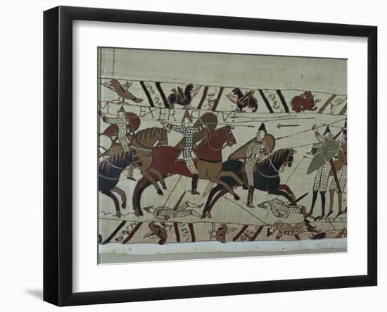 Bayeux Tapestry, Bayeux, Normandy, France-Rawlings Walter-Framed Photographic Print