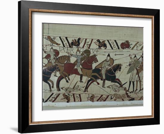 Bayeux Tapestry, Bayeux, Normandy, France-Rawlings Walter-Framed Photographic Print