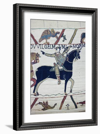 Bayeux Tapestry, Bayeux, Normandy, France-Walter Bibikow-Framed Premium Photographic Print