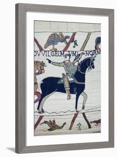 Bayeux Tapestry, Bayeux, Normandy, France-Walter Bibikow-Framed Photographic Print