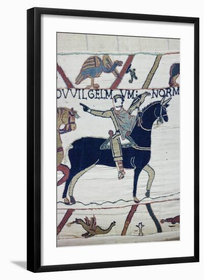 Bayeux Tapestry, Bayeux, Normandy, France-Walter Bibikow-Framed Photographic Print