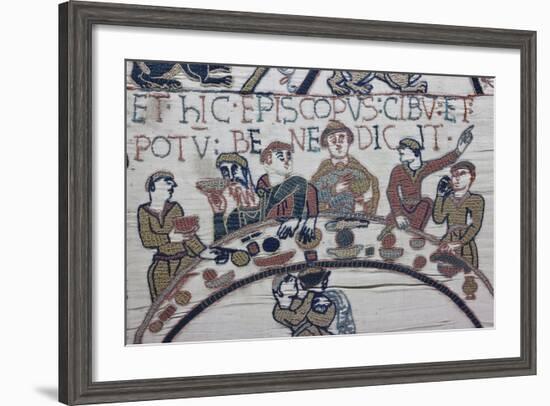 Bayeux Tapestry, Bayeux, Normandy, France-Walter Bibikow-Framed Photographic Print