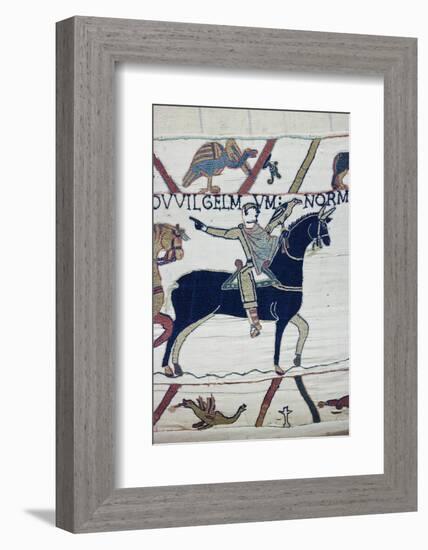 Bayeux Tapestry, Bayeux, Normandy, France-Walter Bibikow-Framed Photographic Print