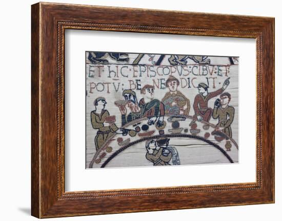 Bayeux Tapestry, Bayeux, Normandy, France-Walter Bibikow-Framed Photographic Print