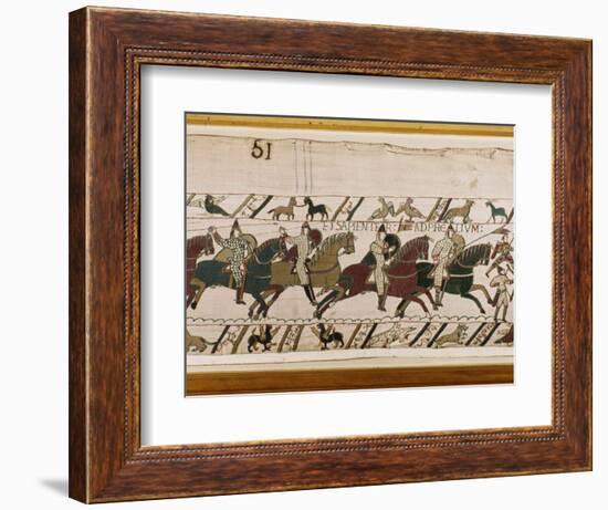 Bayeux Tapestry, Normandy, France, Europe-Robert Harding-Framed Photographic Print