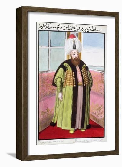 Bayezid II, Ottoman Emperor, (1808)-John Young-Framed Giclee Print