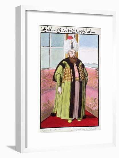 Bayezid II, Ottoman Emperor, (1808)-John Young-Framed Giclee Print