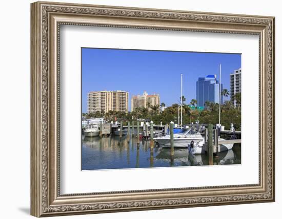 Bayfront Marina, Sarasota, Florida, United States of America, North America-Richard Cummins-Framed Photographic Print