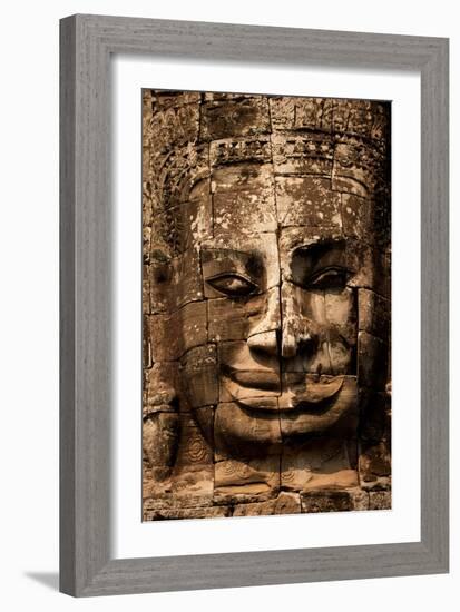 Bayon Face I-Erin Berzel-Framed Photographic Print