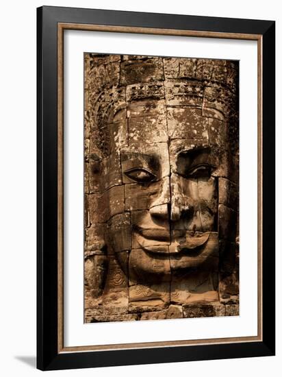 Bayon Face I-Erin Berzel-Framed Photographic Print