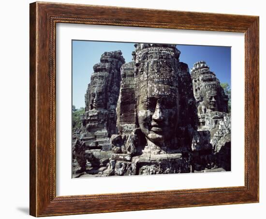 Bayon Temple, Angkor, Cambodia-George Chan-Framed Photographic Print