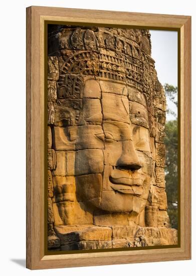 Bayon Temple, Angkor Wat, Siem Reap, Cambodia-Paul Souders-Framed Premier Image Canvas