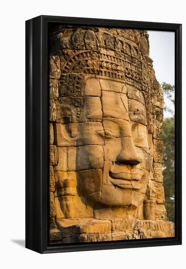 Bayon Temple, Angkor Wat, Siem Reap, Cambodia-Paul Souders-Framed Premier Image Canvas