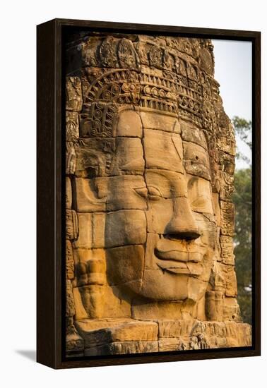 Bayon Temple, Angkor Wat, Siem Reap, Cambodia-Paul Souders-Framed Premier Image Canvas