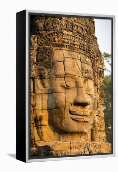Bayon Temple, Angkor Wat, Siem Reap, Cambodia-Paul Souders-Framed Premier Image Canvas
