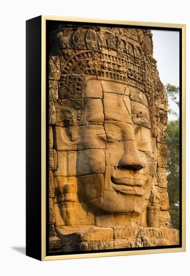 Bayon Temple, Angkor Wat, Siem Reap, Cambodia-Paul Souders-Framed Premier Image Canvas