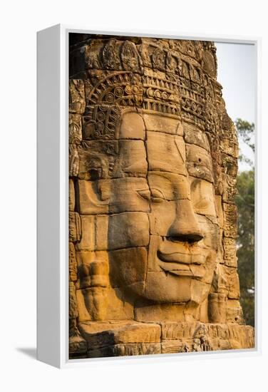 Bayon Temple, Angkor Wat, Siem Reap, Cambodia-Paul Souders-Framed Premier Image Canvas