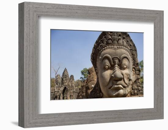 Bayon Temple, Angkor Wat, Siem Reap, Cambodia-Paul Souders-Framed Photographic Print