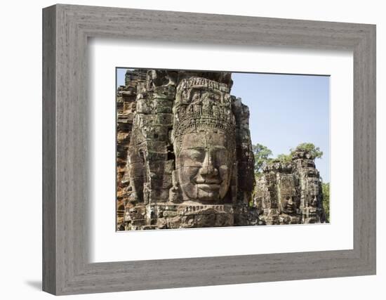 Bayon Temple, Angkor Wat, Siem Reap, Cambodia-Paul Souders-Framed Photographic Print