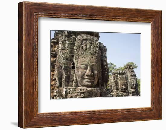 Bayon Temple, Angkor Wat, Siem Reap, Cambodia-Paul Souders-Framed Photographic Print