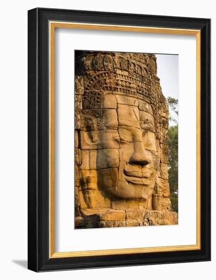 Bayon Temple, Angkor Wat, Siem Reap, Cambodia-Paul Souders-Framed Photographic Print