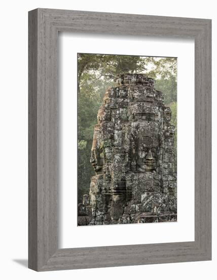 Bayon Temple, Angkor Wat, Siem Reap, Cambodia-Paul Souders-Framed Photographic Print