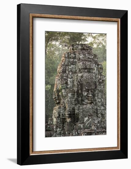 Bayon Temple, Angkor Wat, Siem Reap, Cambodia-Paul Souders-Framed Photographic Print