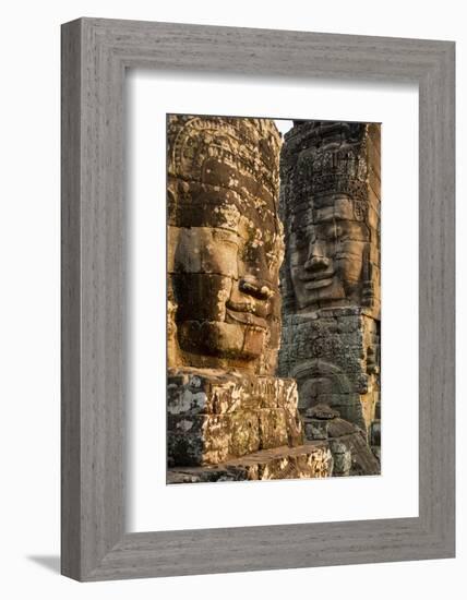 Bayon Temple, Angkor Wat, Siem Reap, Cambodia-Paul Souders-Framed Photographic Print