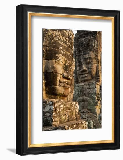 Bayon Temple, Angkor Wat, Siem Reap, Cambodia-Paul Souders-Framed Photographic Print